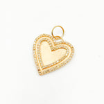 Load image into Gallery viewer, GDP141. 14K Solid Gold with Diamonds Heart Shape Charm
