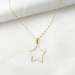 Load image into Gallery viewer, GDP099. 14K Solid Gold Star Charm
