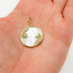 Load image into Gallery viewer, Buy Now Gold Round Butterfly and Flower Pendants

