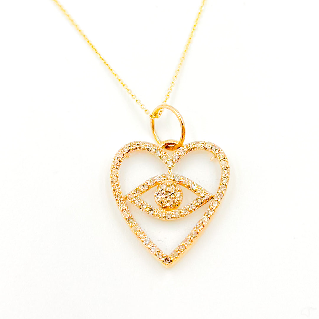 Shop Now 14K Gold Heart Pendant