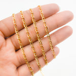 Load image into Gallery viewer, V314GF. 14K Gold Filled Diamond Cut Flat Marina Link Chain