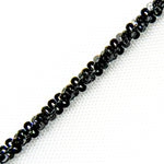 Load image into Gallery viewer, Black Rhodium 925 Sterling Silver Pop Corn Finish Necklace. MAR30BR
