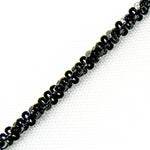 Load image into Gallery viewer, MAR30BR. Black Rhodium Sterling Silver Popcorn Finish Necklace
