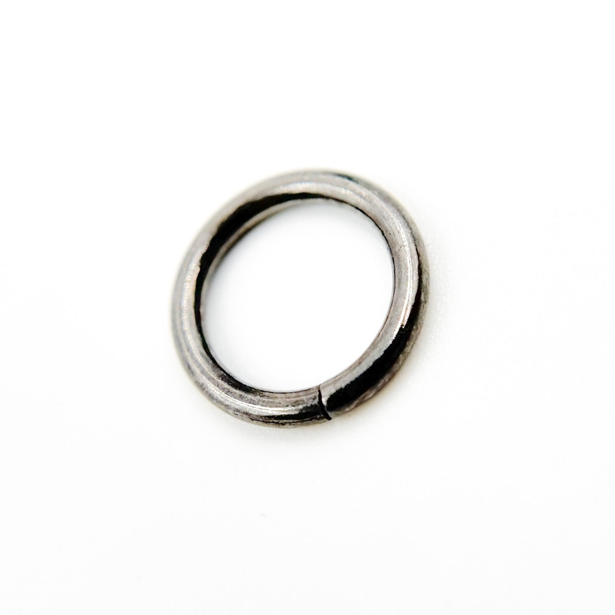 8MM 20Gauge Black Rhodium Open Jump Ring