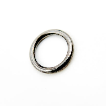 8MM 20Gauge Black Rhodium Open Jump Ring