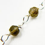 Load image into Gallery viewer, AN7. Andalusite Sterling Silver Wire Chain
