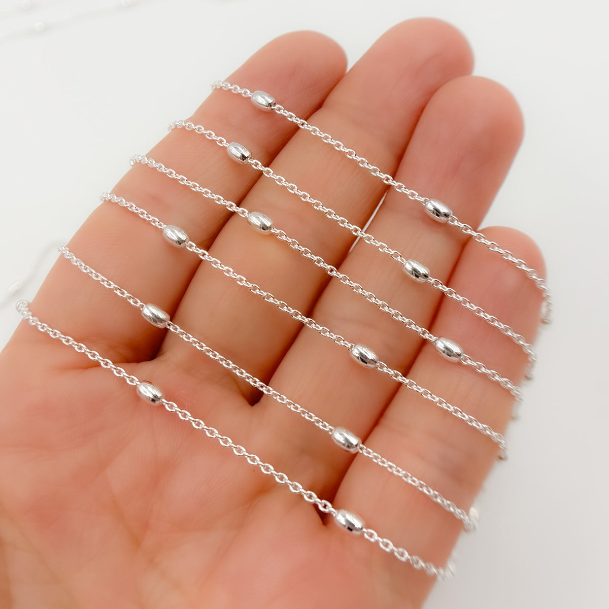 Sterling Silver Satellite Chain