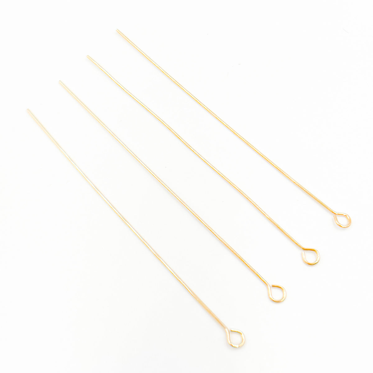 Gold-filled Eye Pin 2 Inch Headpins