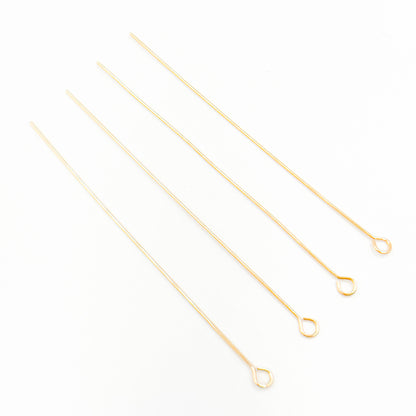 Gold-filled Eye Pin 2 Inch Headpins