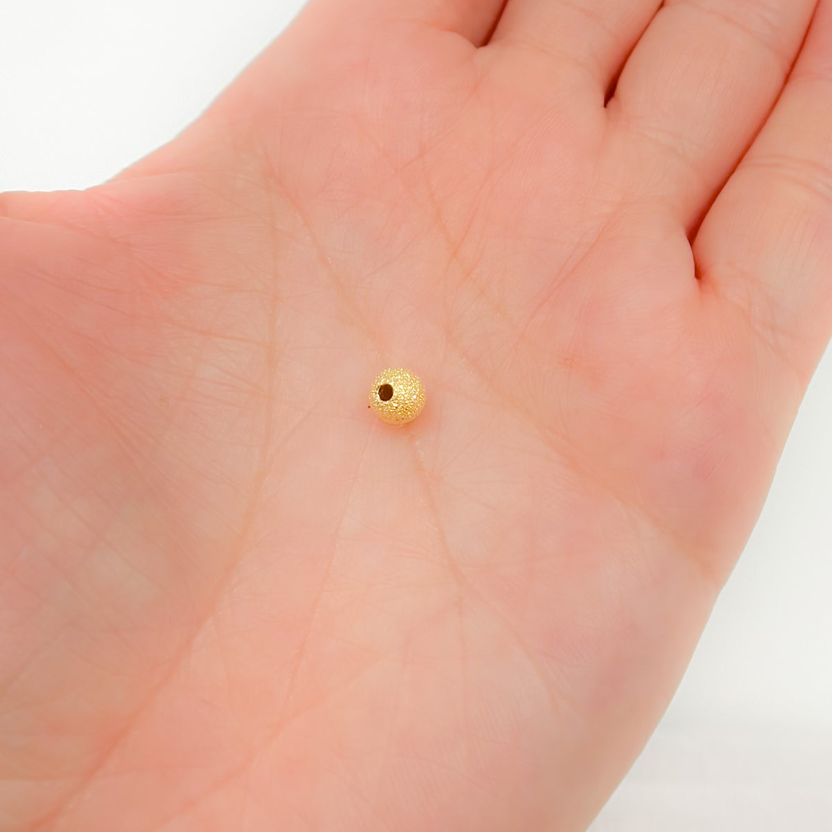 Gold Plated Sterling Silver Laser Cut Beads