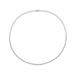 Load image into Gallery viewer, 14K Solid White Gold Diamond Tennis Necklace. NFR71713
