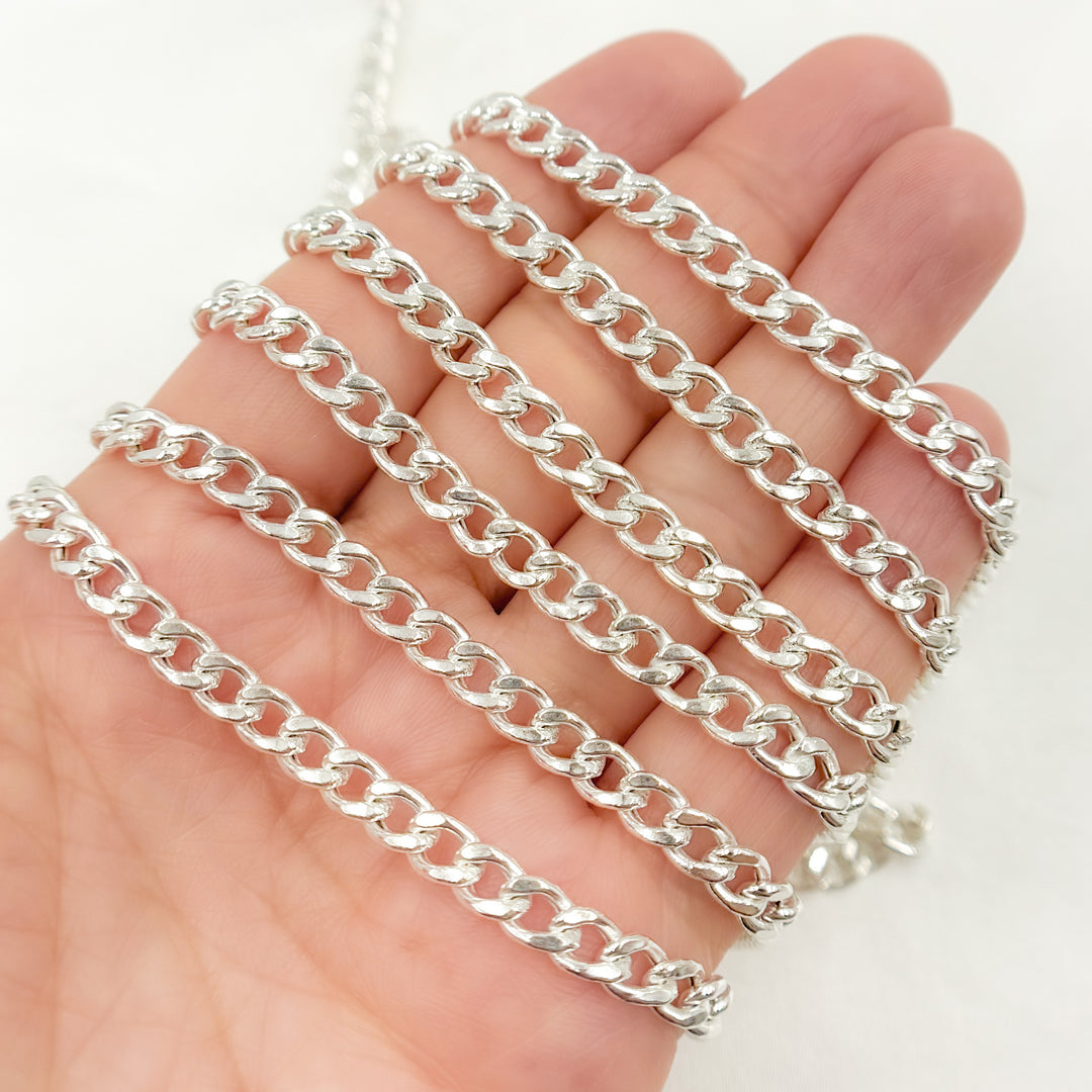 V44SS. Sterling Silver Curb Chain