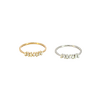 Load image into Gallery viewer, 14k Solid Gold Baguette Diamond Bars Ring. RN406669
