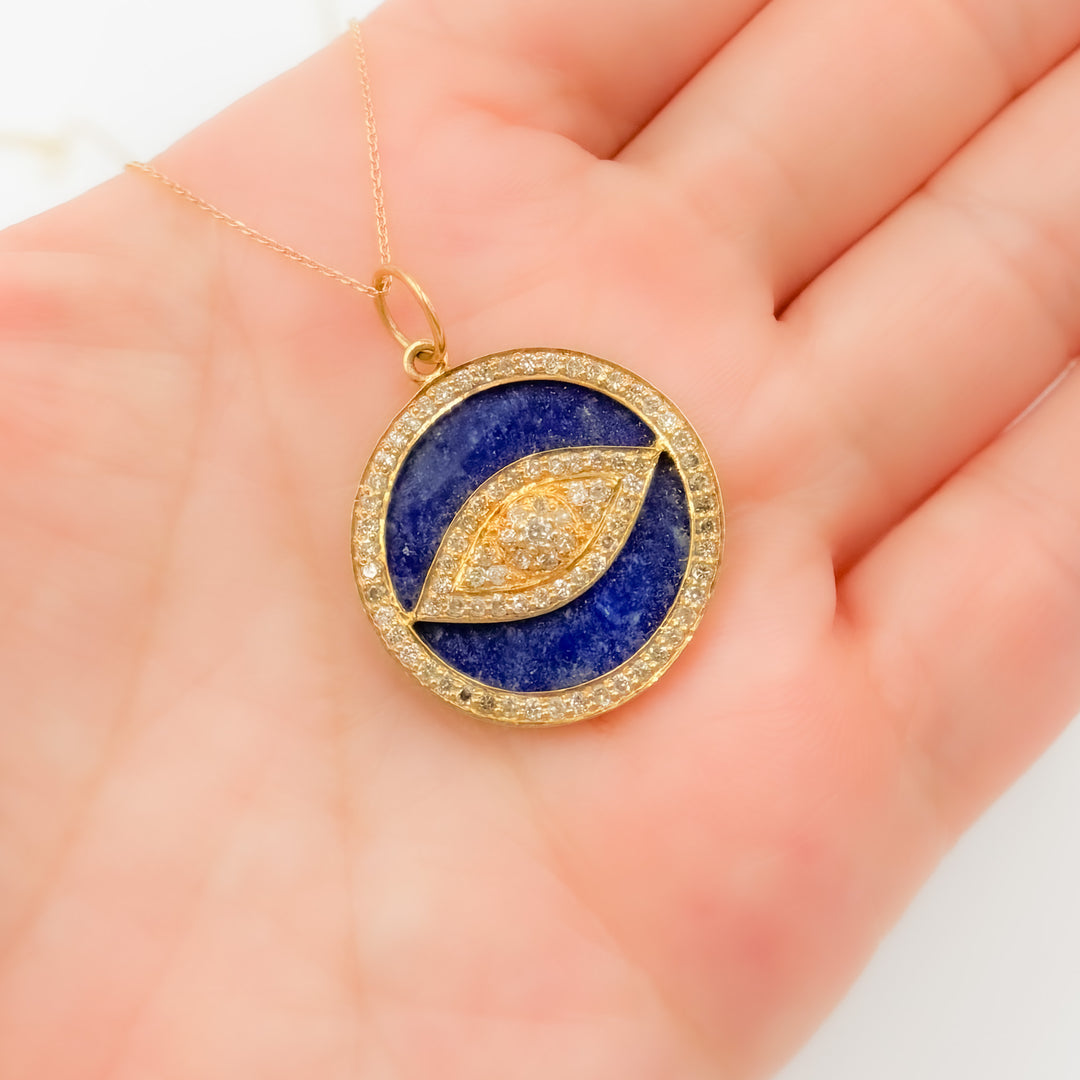 Shop Now Gold Evil Eye Pendant