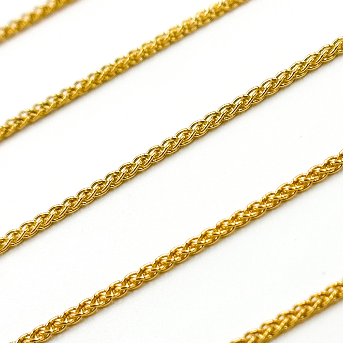 806GF. 14k Gold Filled Wheat Chain