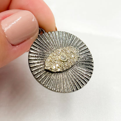 Buy Sterling Silver Round Eye Pendants
