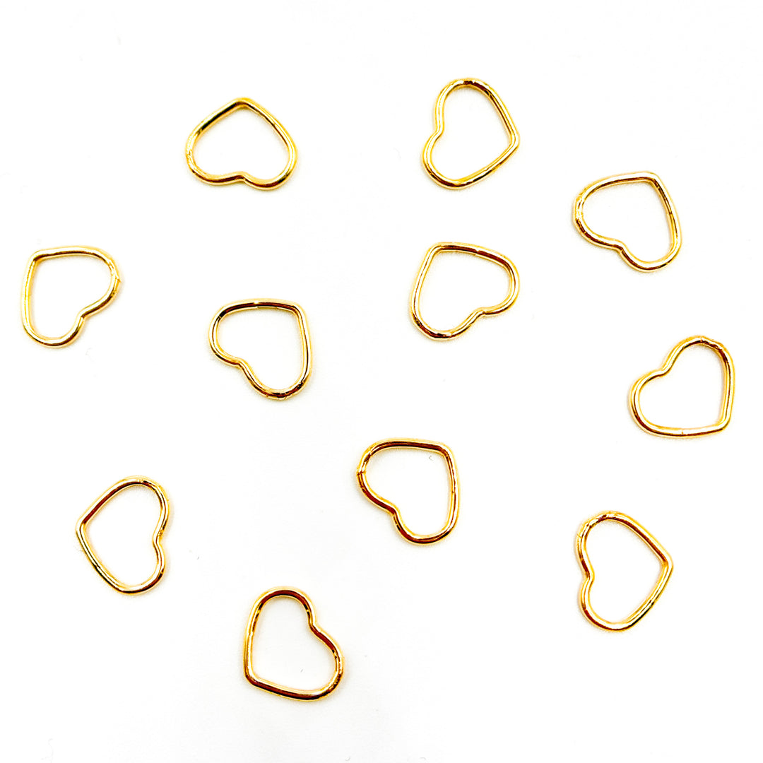 V290MGF. 14k Gold Filled Heart Charm