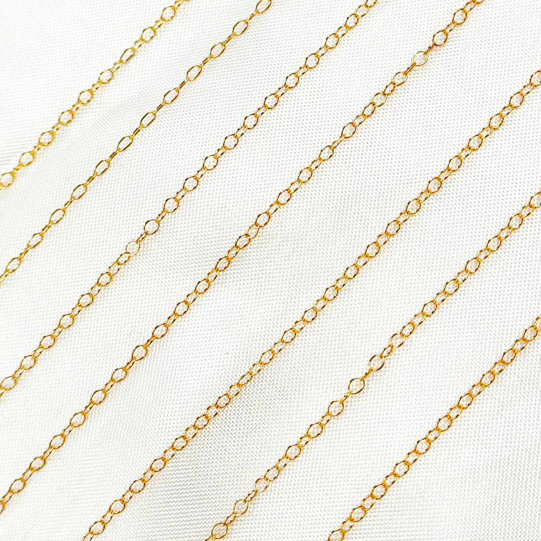 1018GF. 14K Gold-Filled Smooth Cable Chain
