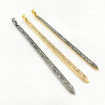 Load image into Gallery viewer, DC684. Diamond Silver Spike Pendant
