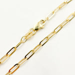 Load image into Gallery viewer, 060FVACLL3Bracelet. 14K Solid Gold Paperclip Bracelet
