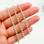 Load image into Gallery viewer, Z121SS. Sterling Silver Fancy Cable Chain
