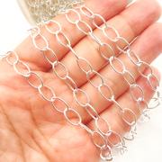 Sterling Silver Oval Link Chains