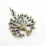 Load image into Gallery viewer, DC451. Diamond Sterling Silver Tree Pendant
