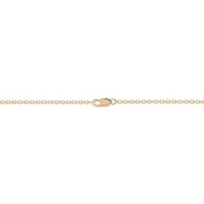 PFB33136. 14K Solid Gold Clover Diamond Necklace