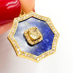 Load image into Gallery viewer, 14K Gold Octagon Pendants