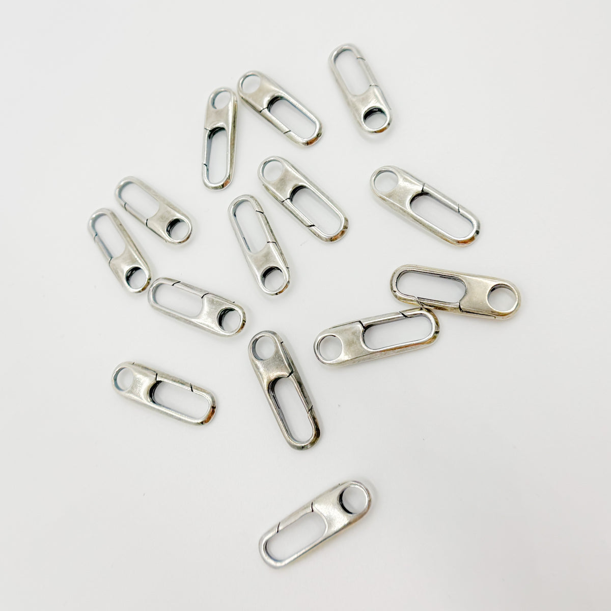 Shop Oxidized Sterling Silver Oval Clasp