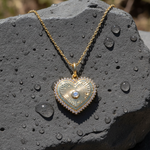 Load image into Gallery viewer, PHD38835. 14K Solid Gold Diamond Heart Shape Necklace