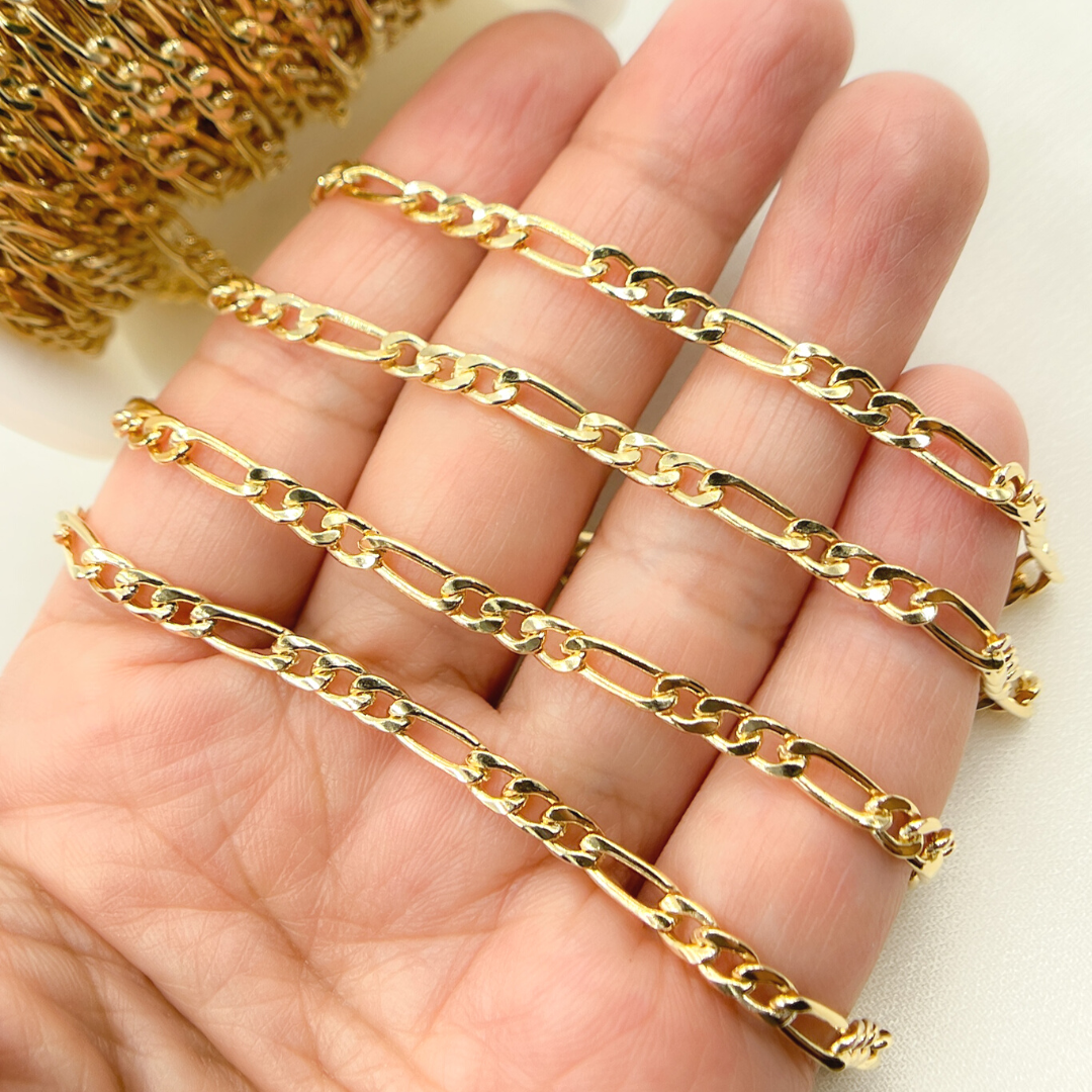 3831CHRGF. 14K Gold Filled Figaro Link Chain