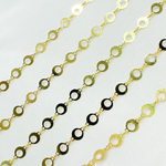Load image into Gallery viewer, Gold Plated 925 Sterling Silver Circle Link Chains