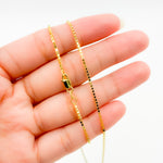 Load image into Gallery viewer, 073VED. 14K Solid Gold Box Link Chain