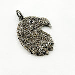 Load image into Gallery viewer, DC026. Diamond Sterling Silver Eagle Head Pendant
