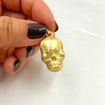 Load image into Gallery viewer, DP138. Diamond &amp; Sterling Silver Skull Pendant
