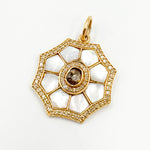 Load image into Gallery viewer, 14K Gold Organic Shapes Pendant
