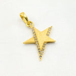 Load image into Gallery viewer, DP724. Diamond Sterling Silver Star Pendant
