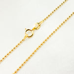 Load image into Gallery viewer, 120CP. 14K Solid Yellow Gold Ball Link Chain
