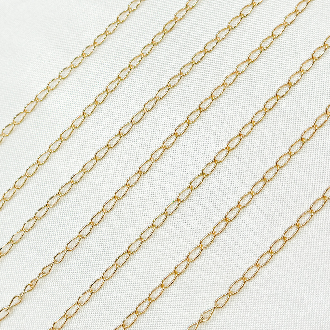 14k Gold Filled Smooth Cable Chain. 1610CGF