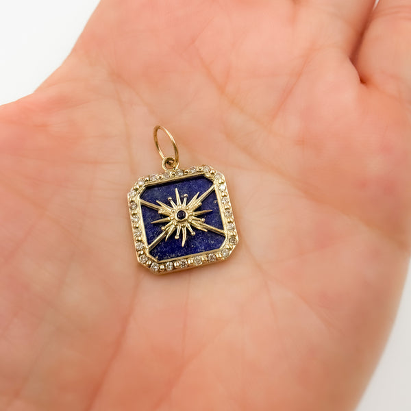 14K Gold Star Pendant