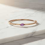 Load image into Gallery viewer, CB97291PS9X5.  14K Pink Sapphire Bangle