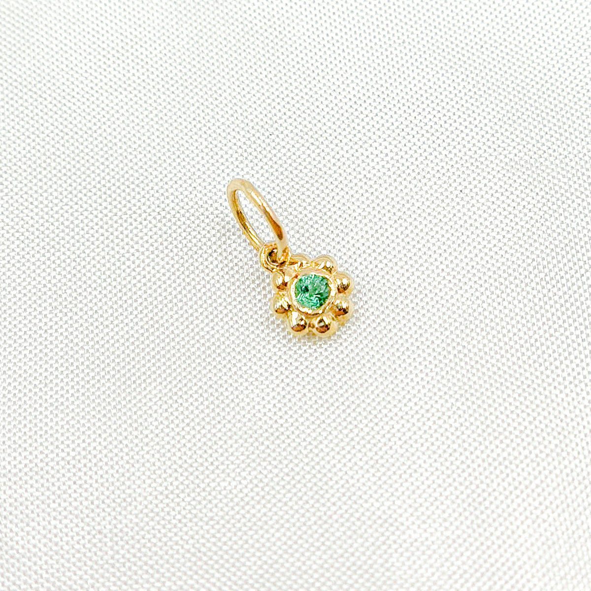 Shop 14K Solid Gold Diamond Flower Charm
