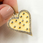 Load image into Gallery viewer, DP196. Diamond Sterling Silver Heart Pendant
