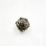 Load image into Gallery viewer, DC845. Diamond &amp; Sterling Silver Round Bead
