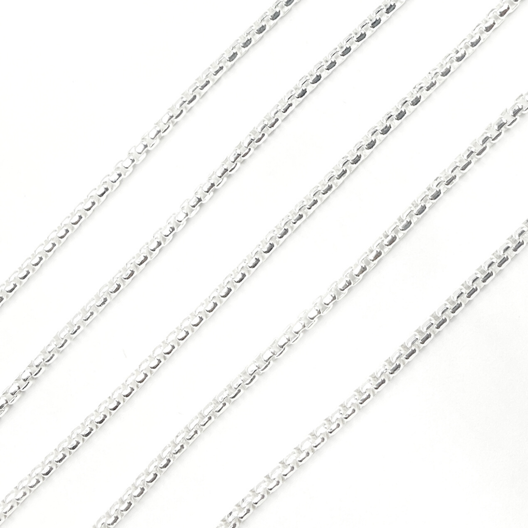 Y49SS. Sterling Silver Round Box Chain