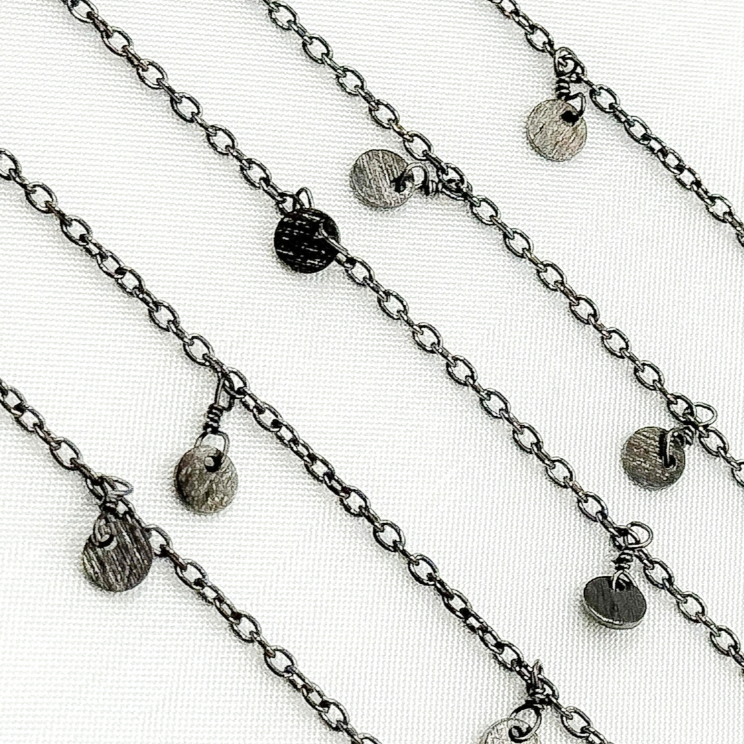 Disc Shape 4mm Dangle Wire Chain. 311D