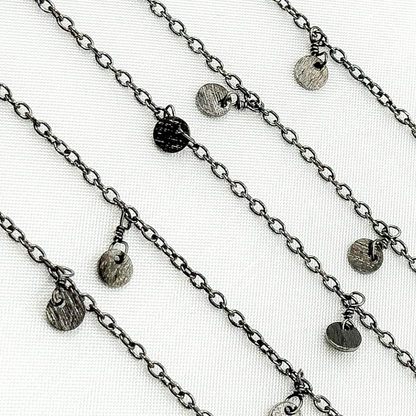 Disc Shape 4mm Dangle Wire Chain. 311D