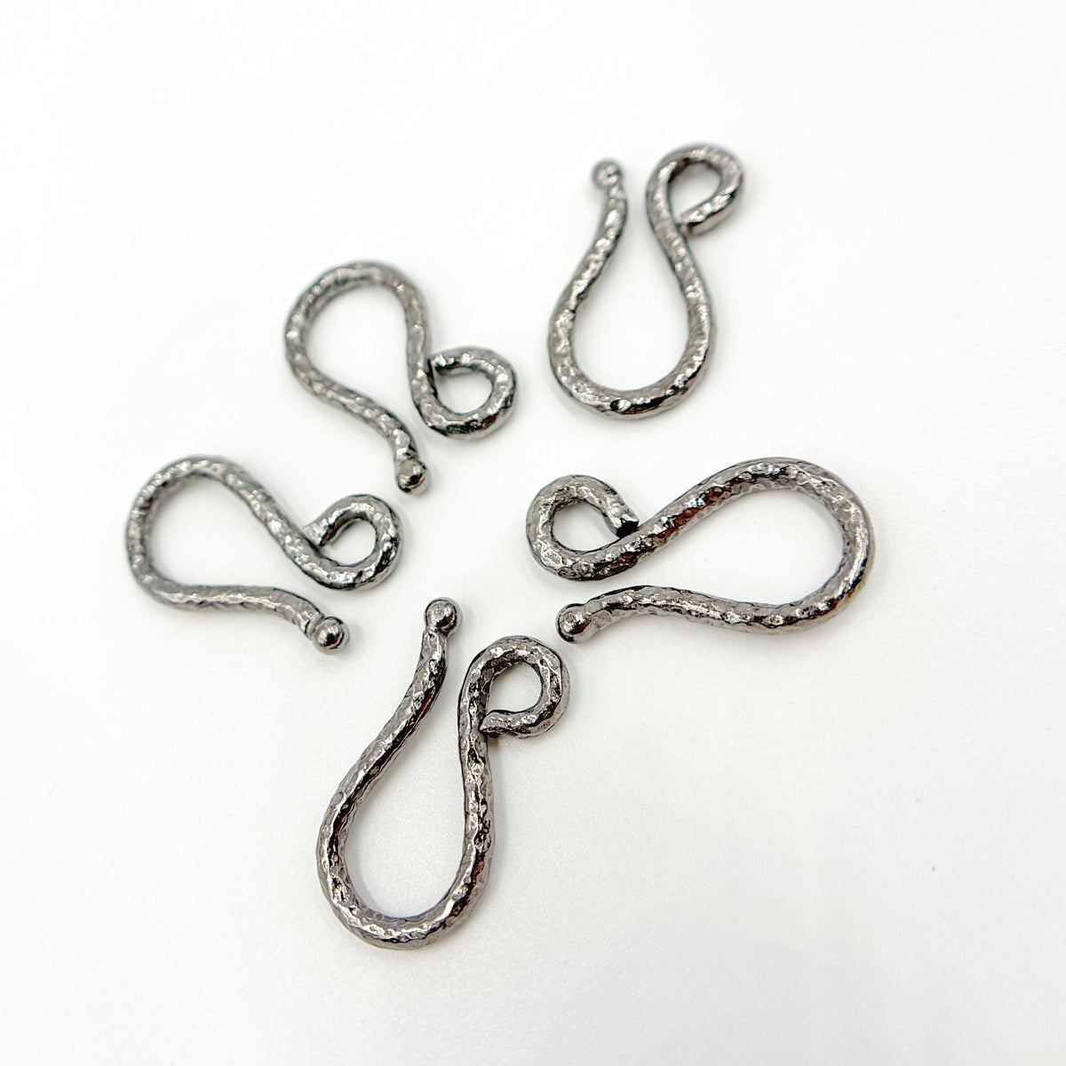 Shop Black Rhodium Sterling Silver Hook Clasp