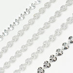 Load image into Gallery viewer, V129SS. Sterling Silver Textured Heart Chain
